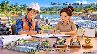 EP.198 สร้างฝายน้ำล้นส่งมอบและรับเงินแล้ว แต่พังทลายไม่ถึงปี  ผู้รับเหมาต้องรับผิดหรือไม่