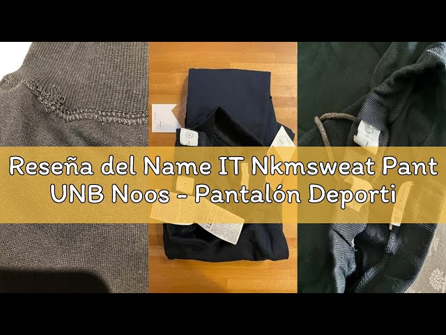 Vídeo relacionado con NAME IT Nkmsweat Pant Unb Noos Pantalón Deportivo Niños, Dark Sapphire, 146