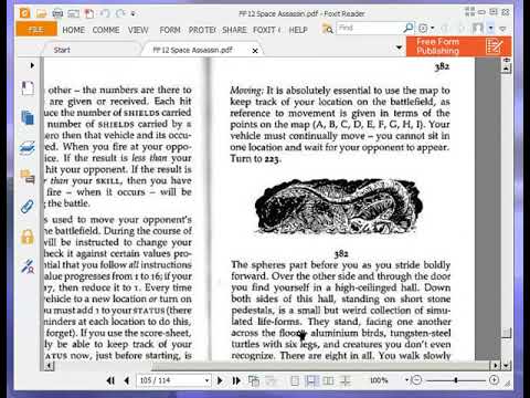 Let's Play Space Assassin (Fighting Fantasy Game Book) Part 3