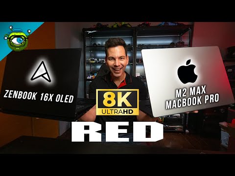 8K RED Rendering Test | ASUS Zenbook Pro 16X OLED vs. Apple MacBook Pro M2 Max 16-Inch