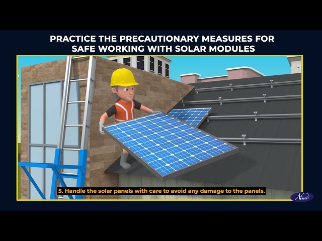 Practice to undertake precautions against module breakage