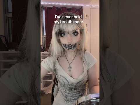 holding my breath watching this #shorts #makeup #makeuptutorial #alternative #goth #cosplay #egirl