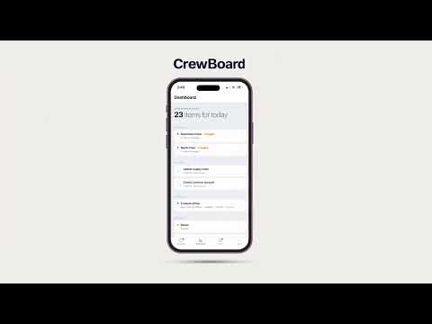 CrewBoard: Crew Coordination video thumbnail