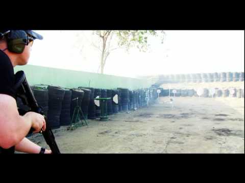 INSTRUTOR DE TIRO FMB  TREINAMENTO TÁTICO COM DUAS ARMAS CAL.12/ GLOCK 380