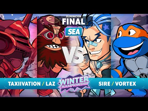 taxiivation & Laz vs. Sire & Vortex - Elimination Final - SEA - Brawlhalla Winter Championship 2023