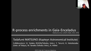 Tadafumi Matsuno • R-process enrichment in Gaia-Enceladus