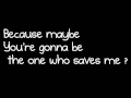 Oasis-Wonderwall lyrics 