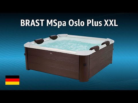 Whirlpool BRAST MSpa Oslo Plus XXL mit Fester Außenwand | TEST | Deutsch