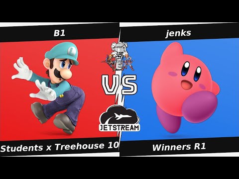 Students x Treehouse 10 Winners R1 - B1 (Luigi) Vs. jenks (Kirby) Smash Ultimate - SSBU