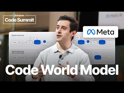Code World Model: Building World Models for Computation – Jacob Kahn, FAIR Meta