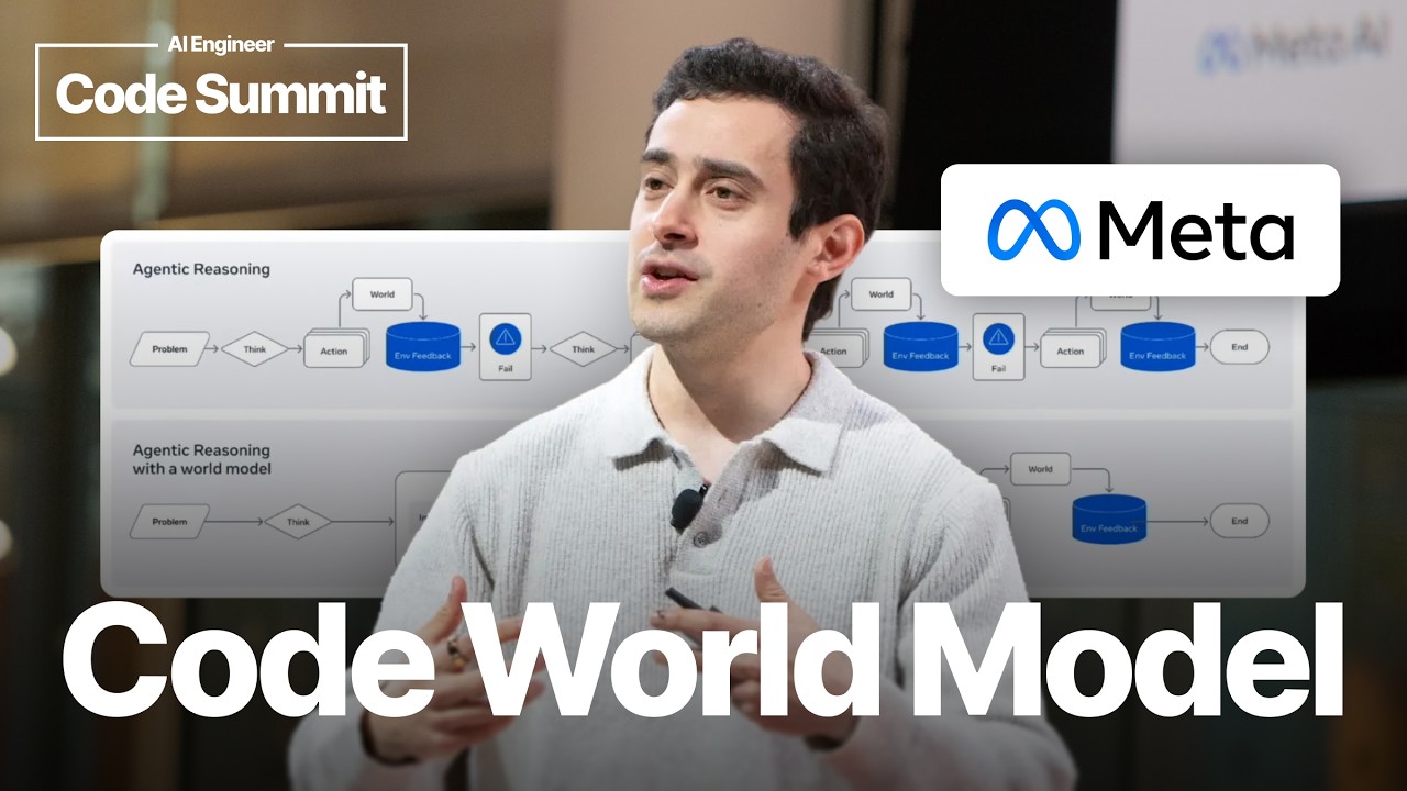 Code World Model: Building World Models for Computation – Jacob Kahn, FAIR Meta