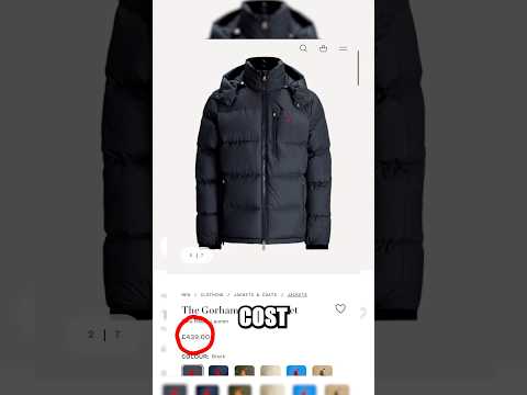 Is the viral Ralph Lauren the best puffer jacket? #streetwear #fyp #winterfashion