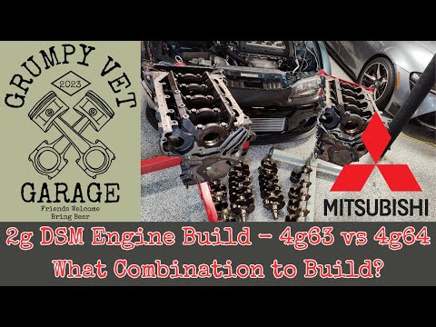 2g DSM Engine Build - 4g63 vs 4g64 - What Combination to Build?