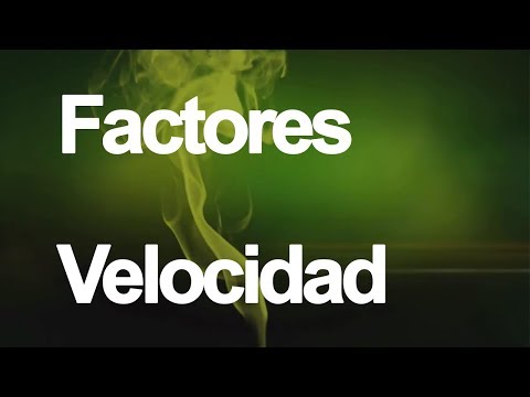 FACTORES QUE AFECTAN A LA VELOCIDAD DE REACCIÓN | Cinética química