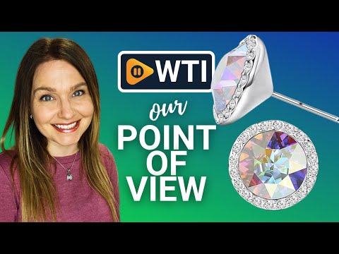 KesaPlan Sterling Silver Crystals Stud Earrings for Women - WTI product video review
