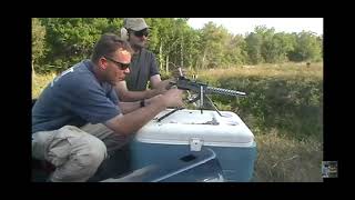 Miniature Browning 1919 beltfed 22LR Machinegun
