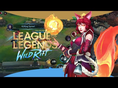 FOXFIRE AHRI GAMEPLAY - LEAGUE OF LEGENDS WILD RIFT