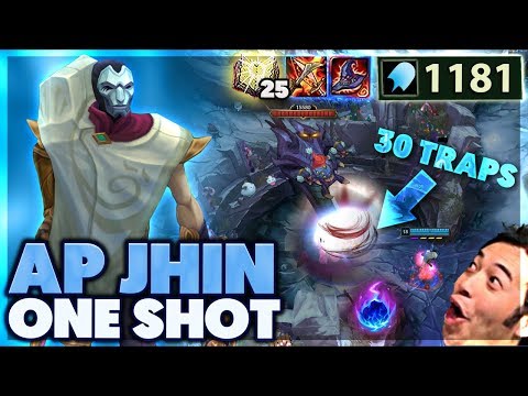 CRAZY TRAP ONE SHOTS | INSANE SNIPES | 1000 AP JHIN - BunnyFuFuu