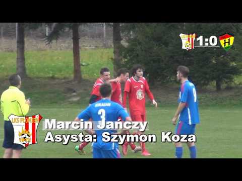 Marcin Jańczy 1:0 (40') 15 kolejka Okręgówki: Płomień Limanowa - Huragan Waksmund