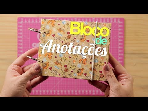 DIY BLOCO DE ANOTAÇÕES