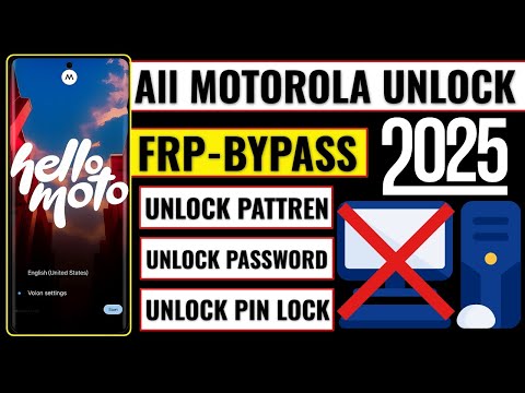 ✅ How To Unlock Any Moto/Motorola Phone 2025 — PIN, Pattern & Password + FRP Bypass | No PC