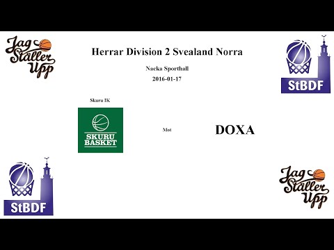 Skuru Basket (Herr) mot Doxa - 2016-01-17