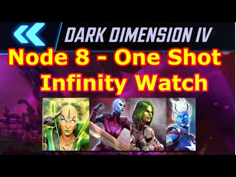 Infinity Watch in Dark Dimension 4 - Node 8 One Shot | DD4 Node 8 One Shot | - Marvel Strike Force
