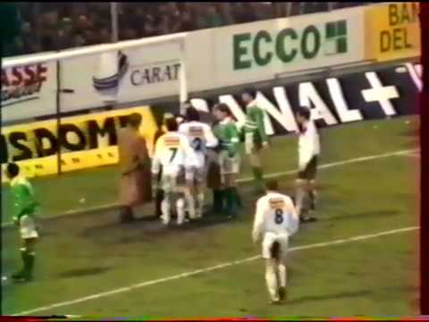 ASSE 1-1 Lyon - 29e journée de D1 1995-1996 (résumé long)