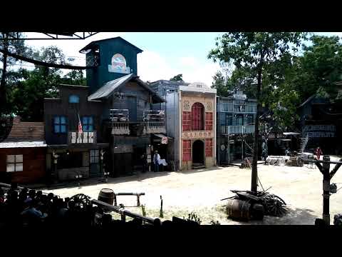 The Stunt Show at Safari World Bangkok | Cowboy Action Caught on Cam!