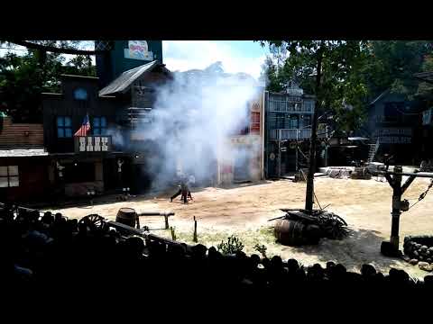 The Stunt Show at Safari World Bangkok | Cowboy Action Caught on Cam!