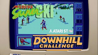 Downhill Challenge (Super Ski) - Atari ST (1989) longplay