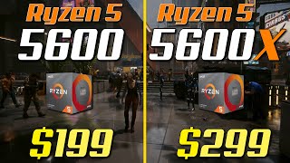 Ryzen 5 5600 vs. Ryzen 5 5600X - How Big is The Difference?