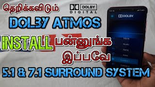 Install DOLBY Atmos in Tamil  Android 10 Based  20