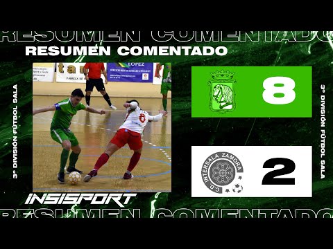 FS CUÉLLAR COJALBA 8-2 CD INTERSALA ZAMORA | RESUMEN J14 3ª DIVISION G9 FUTSAL 23-24