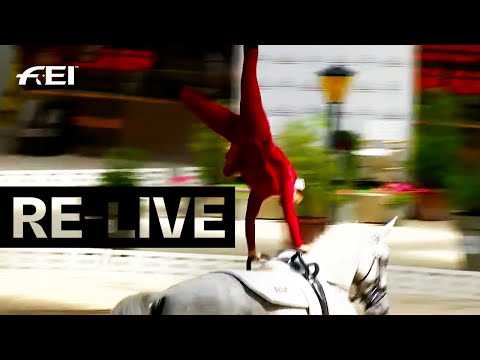 RE-LIVE | 3rd Day | Afternoon Session | FEI Vaulting World Champs 2021 for Juniors | Le Mans (FRA)