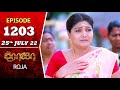 ROJA Serial | Episode 1203 | 25th July 2022 | Priyanka | Sibbu Suryan | Saregama TV Shows Tami