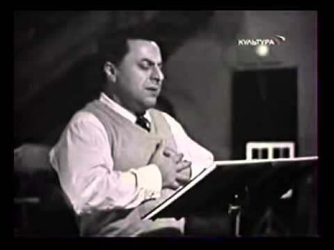 Boris Christoff recording "Boris Godunov"