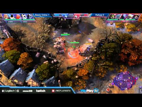 WePlay HOTS Invitational: Barely vs Refuse | Barely Online vs Team Refuse (09.12.2014)