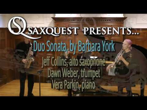 Duo Sonata - Mvmt 2 by Barbara York - Jeff Collins performing on a Buffet SENZO saxophone