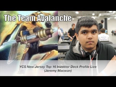 Yugioh YCS New Jersey Top 16 Inzektor Deck Profile Live - Jeremy Macwan (Joe Grizz/TheTeamAvalanche)