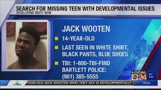 Bartlett Police searching for missing 14-year-old boy