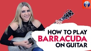 How to Play Barracuda on Guitar - Heart Guitar Rif