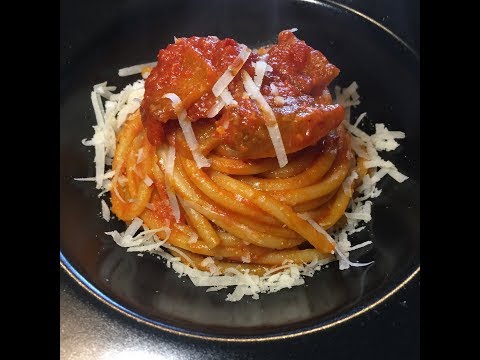 Pasta con la NDUJA, spaghetti con nduja