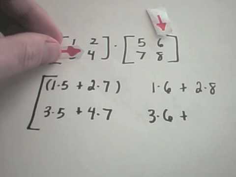 Multiplying Matrices - Example 1