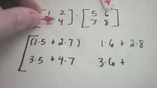 Multiplying Matrices - Example 1