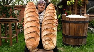 A Giant Loaf from the Countryside – Turkish Balina Bread 🌿🍞