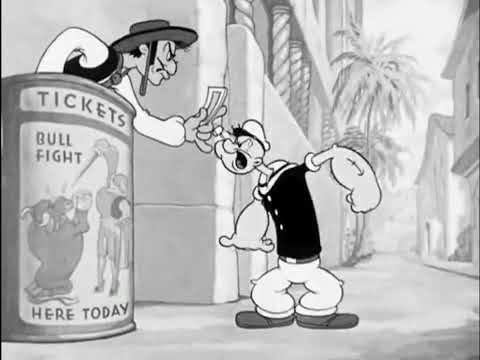 Popeye - "In-kindness to aminals" clip