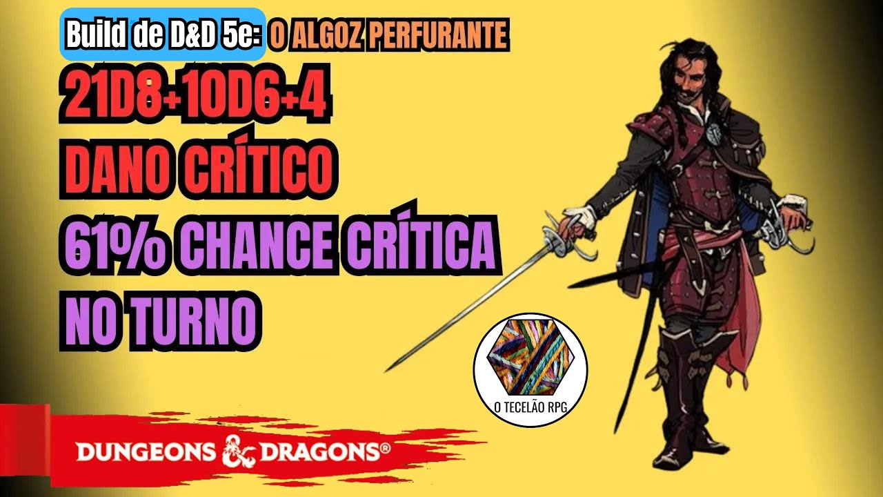 Build de D&D 5e O Algoz Perfurador - Bruxo / Paladino / Guerreiro / Bardo