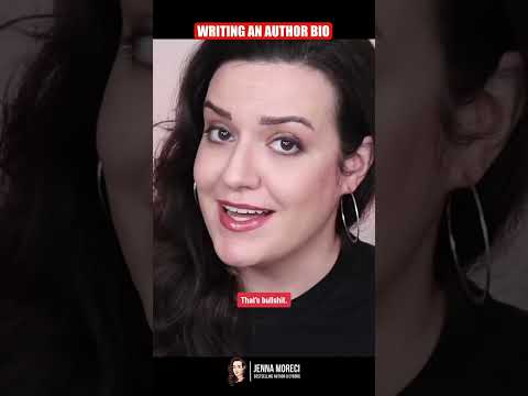 How to write an author bio #jennamoreci #cyborgarmy #cyborgqueen #writingtips #writingadvice #author