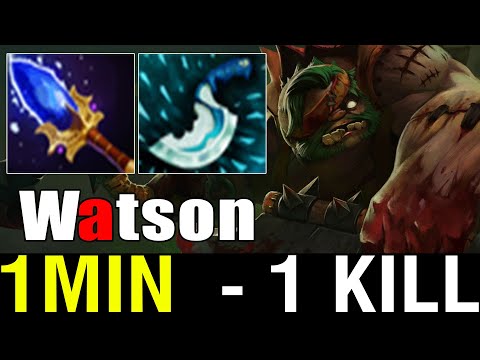 Watson [Pudge] Crazy Hard Carry Ez Game 1Min 1Kill | Dota 2 Pro Gameplay [Watch & Learn]